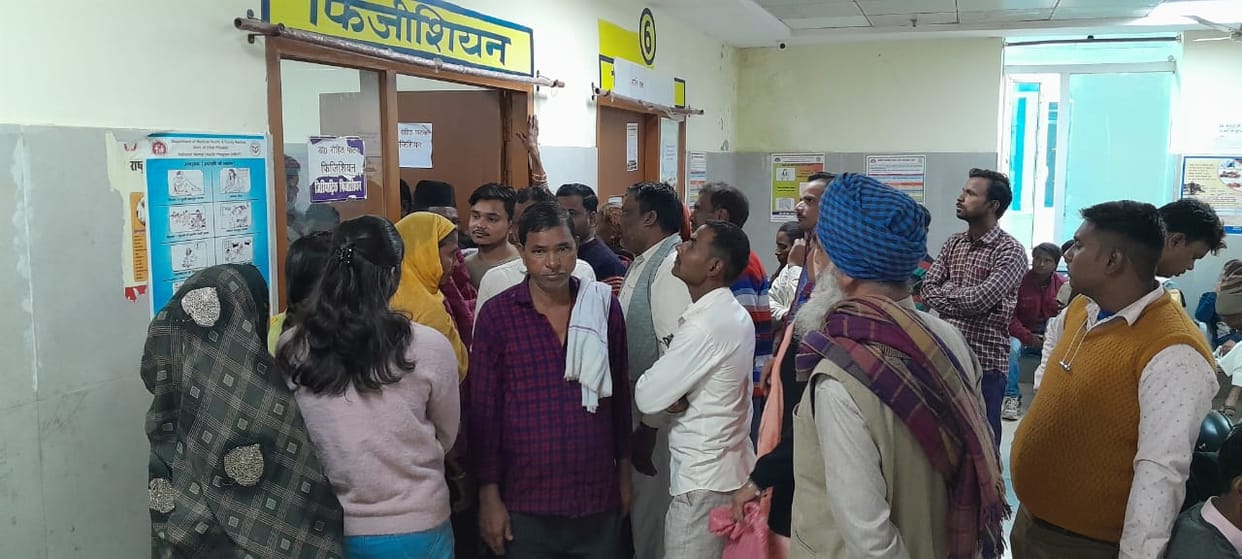 Patients suffering from cold, cough and fever have doubled due to changing weather.