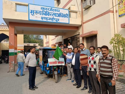 Sarathi vehicle left for family planning awareness