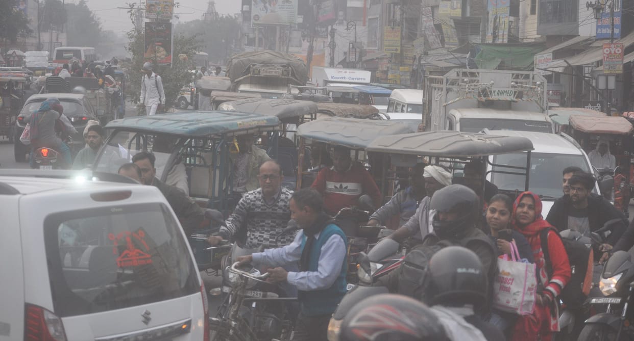 City choked with traffic jam due to weddings