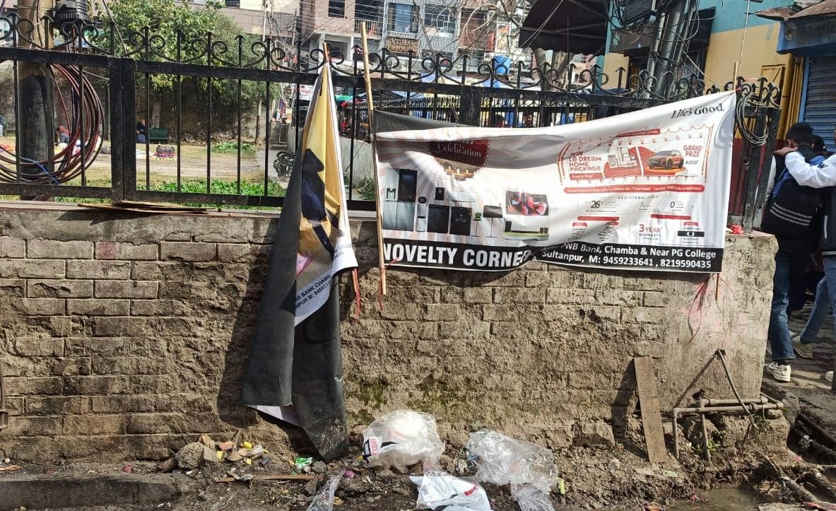 Hoardings are spoiling the look of the city without paying taxes