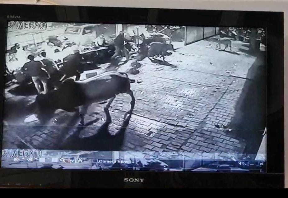 Six people were hit by a speeding pickup, 4 injured, one dead
