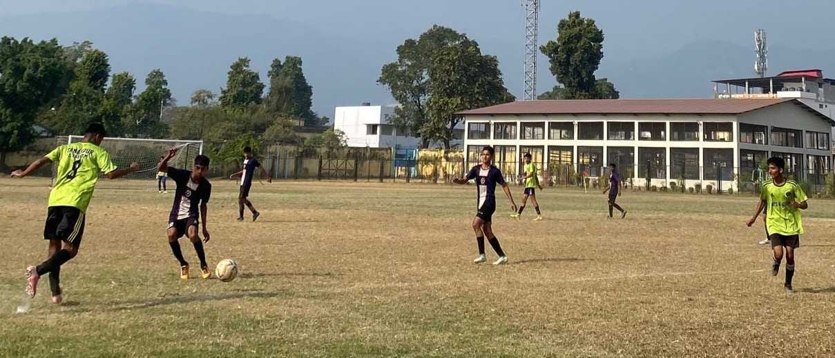 Title clash today between host Tanakpur and Sports College Dehradun.
