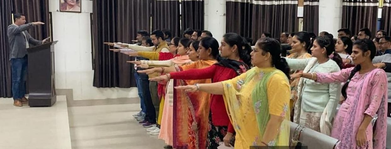 Took oath to develop India
