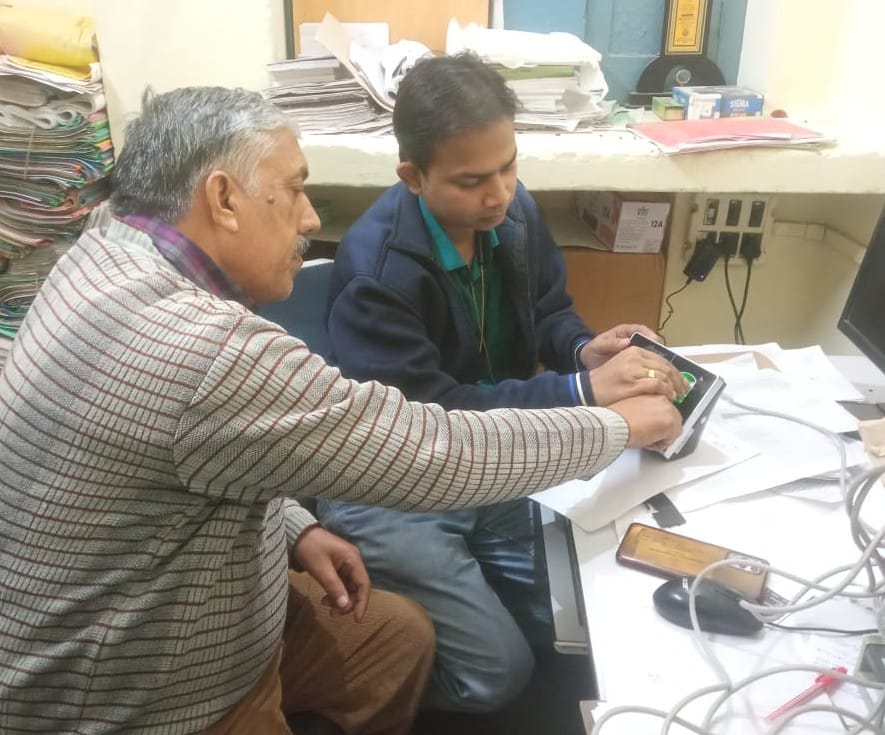 Biometric attendance started in colleges