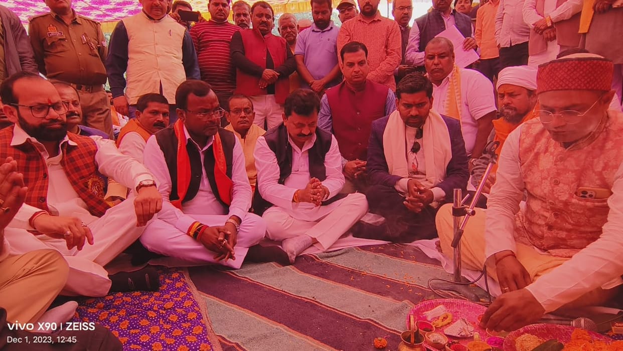Foundation stone laid for railway underpathway, wait for rob now
