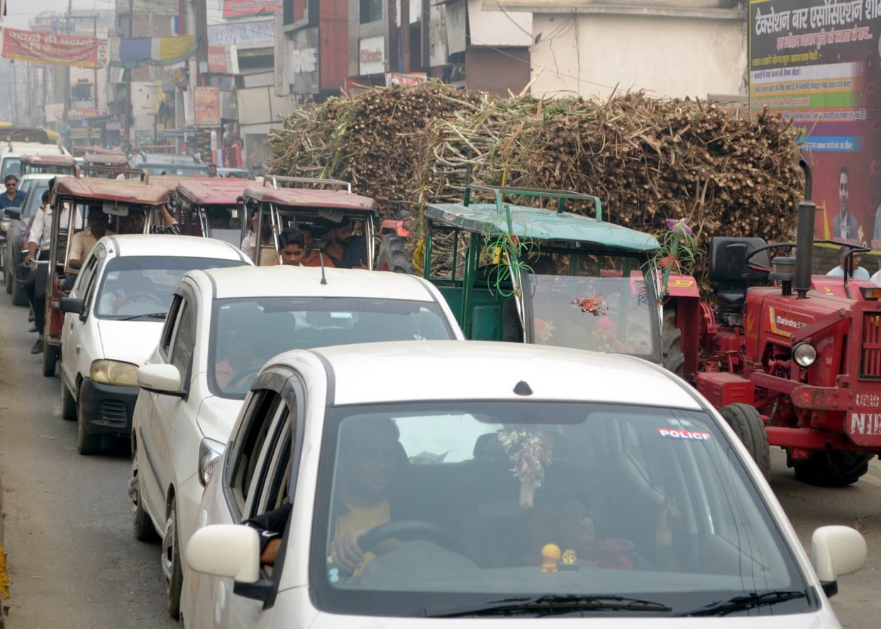 Shamli sugar mill started, there was jam in the city throughout the day