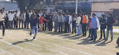 Neha tops in 50 meter race and Santosh tops in 100 meter race.