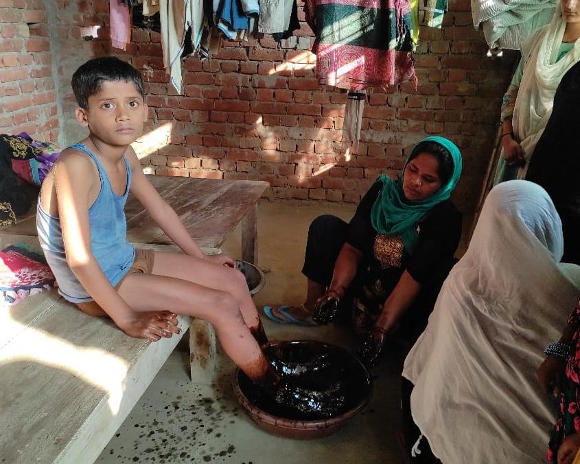 Student fell into tar tank, people saved him