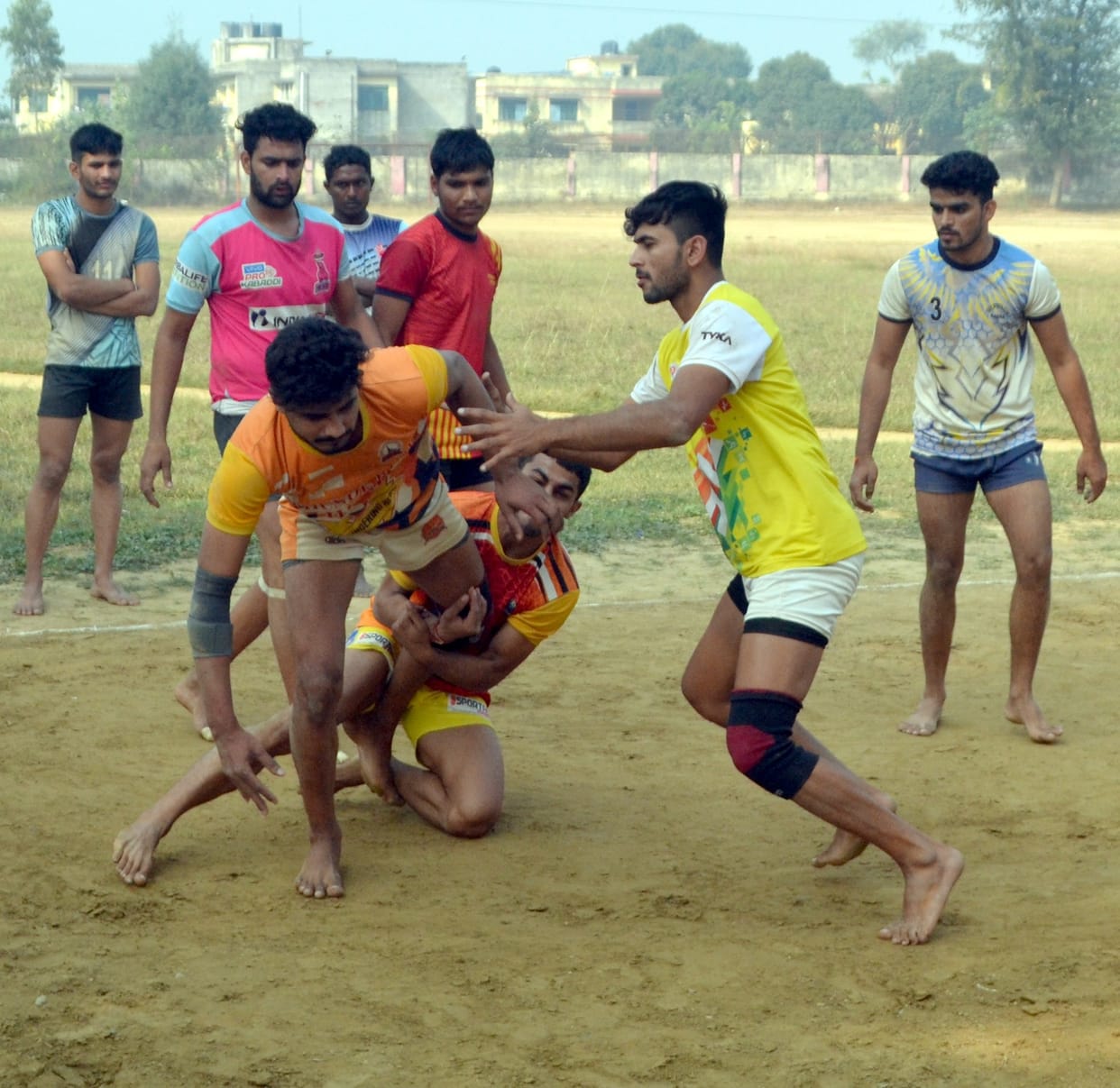 Ten players selected for divisional level in Kabaddi