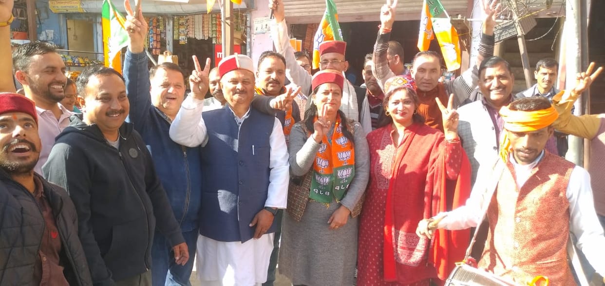 bjp win three state election-hp workers happy