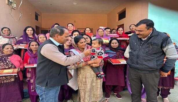 Churma and ragi laddus distributed to children in Anganwadi centers of Bhoranj
