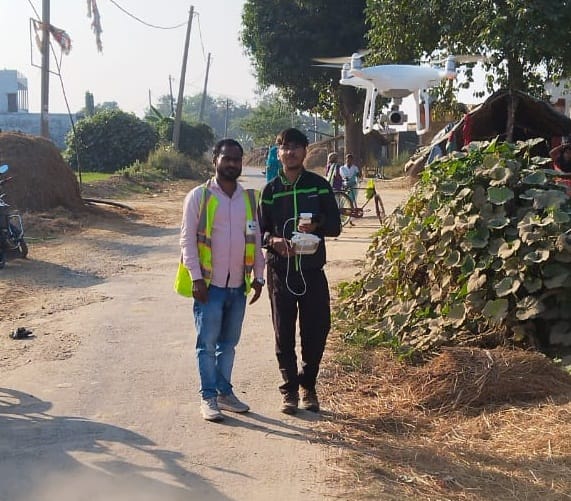 Drone lidar survey going on fast, photography done up to 43 km