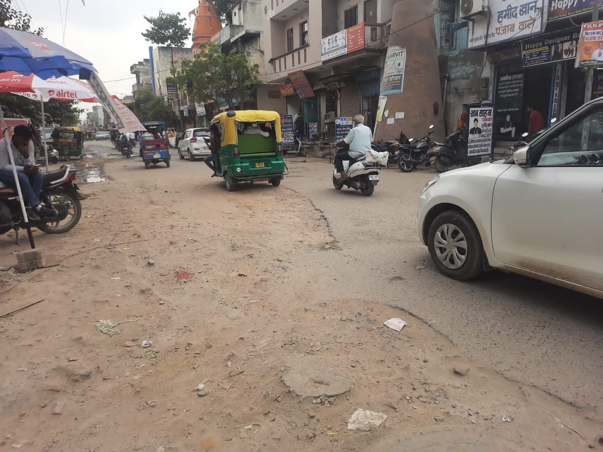 From Bus Stand Murthal Road Drain No. Road will be built till 6