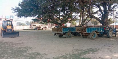 Villagers caught JCB and two tractor-trolleys