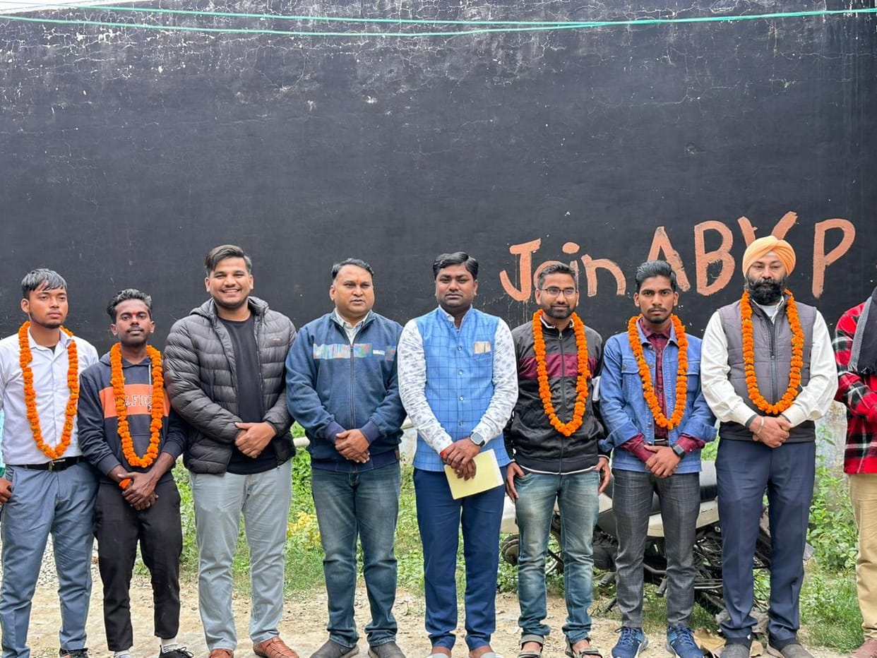 Dr Dharmendra becomes city president of ABVP