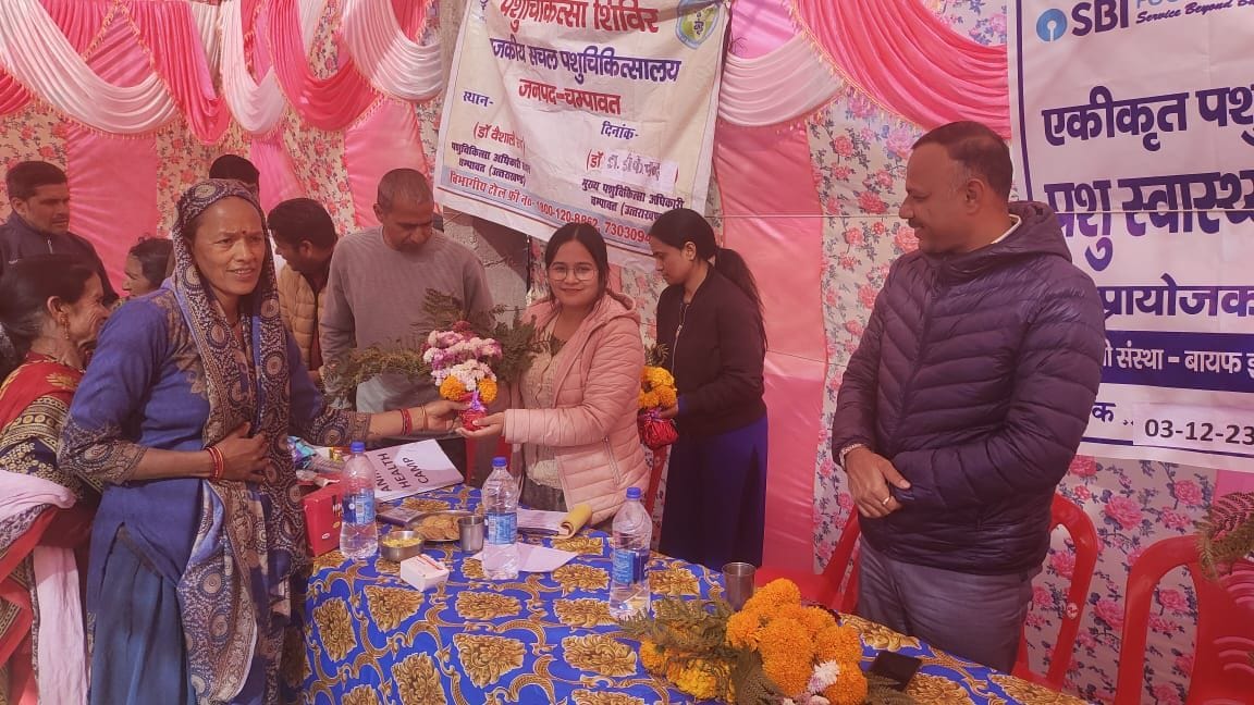 Veterinary camp organized in Simalta village