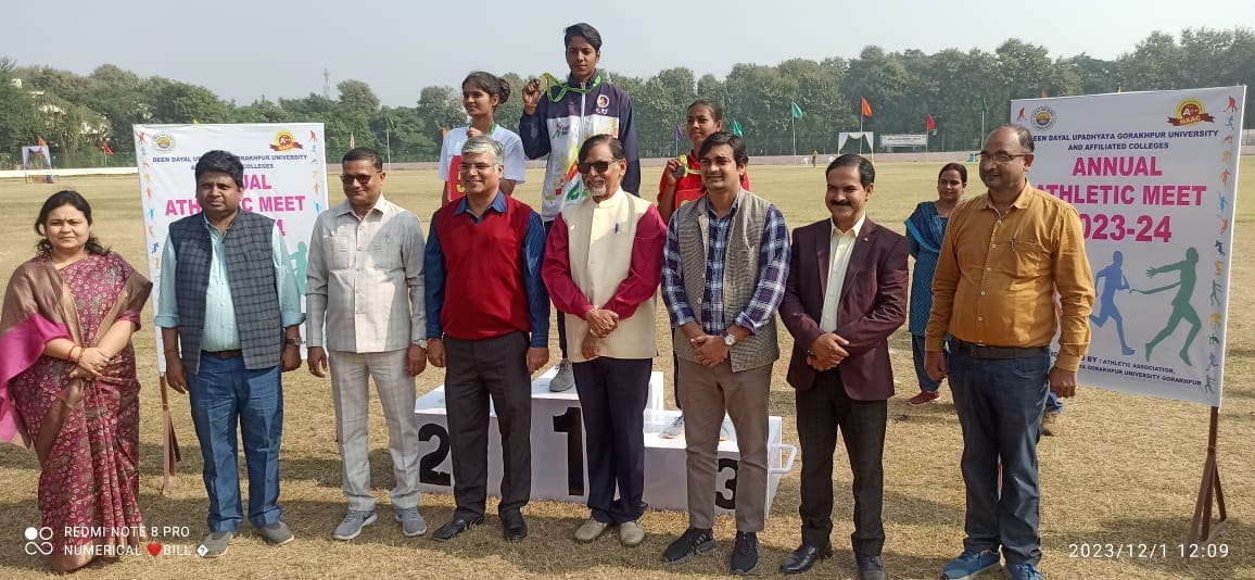 Players of Buddha PG College won ten medals including three gold.