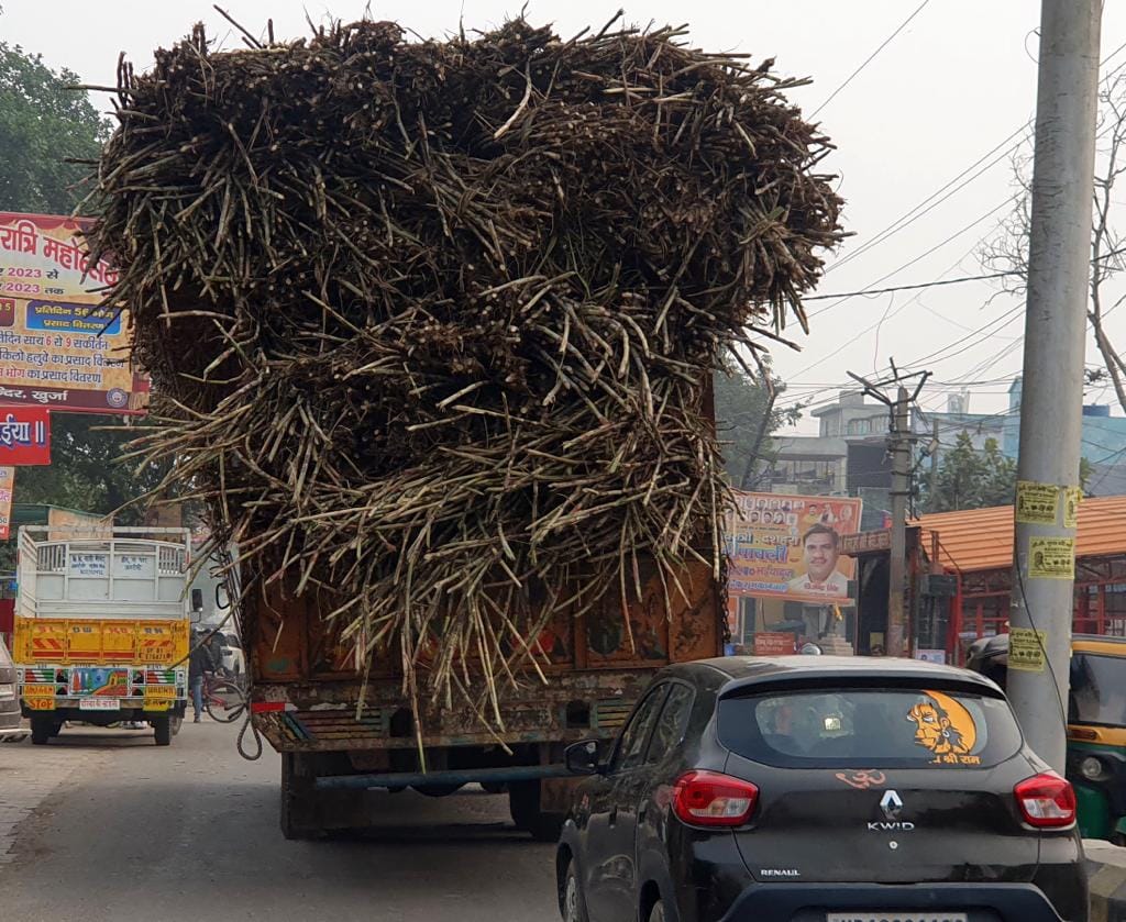 traders raised demand for ban on sugarcane vehicles