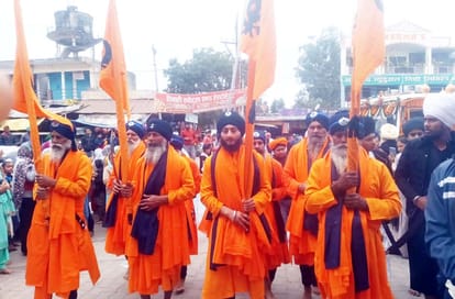 Kirtan Yatra taken out from Nanakpuri Gurudwara