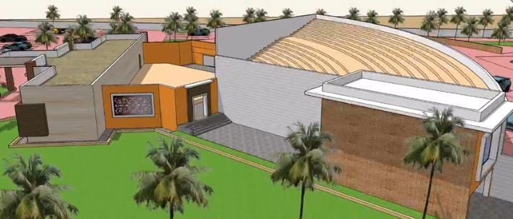 Construction of open air theater and auditorium will begin in the beginning of the new year.