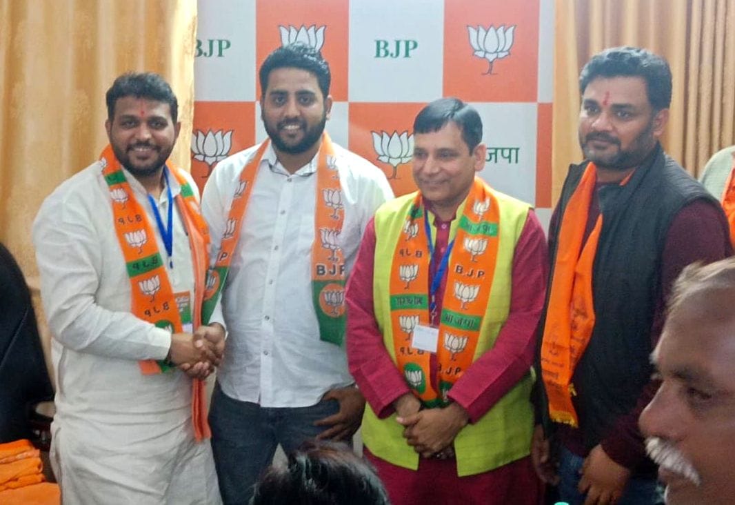 Deepak Panchal becomes District Vice President of BJYM