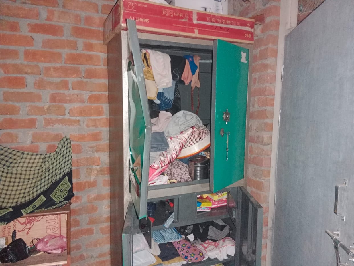 Thieves broke into a locked house and stole goods worth thousands.