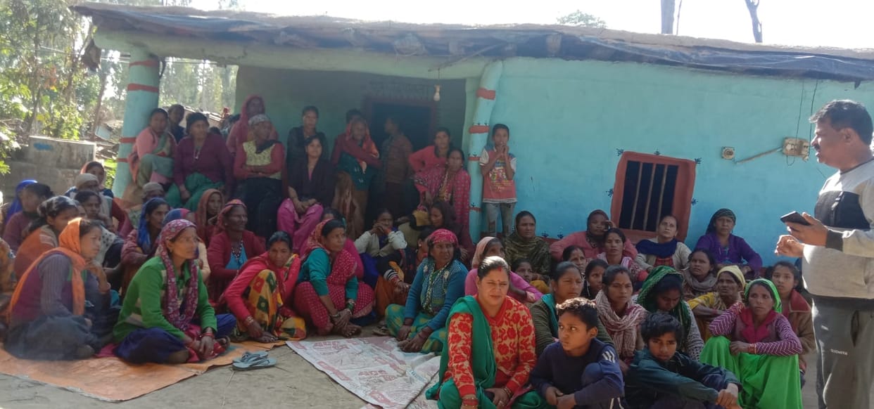 Children will go to school under the supervision of forest workers in ramnagar