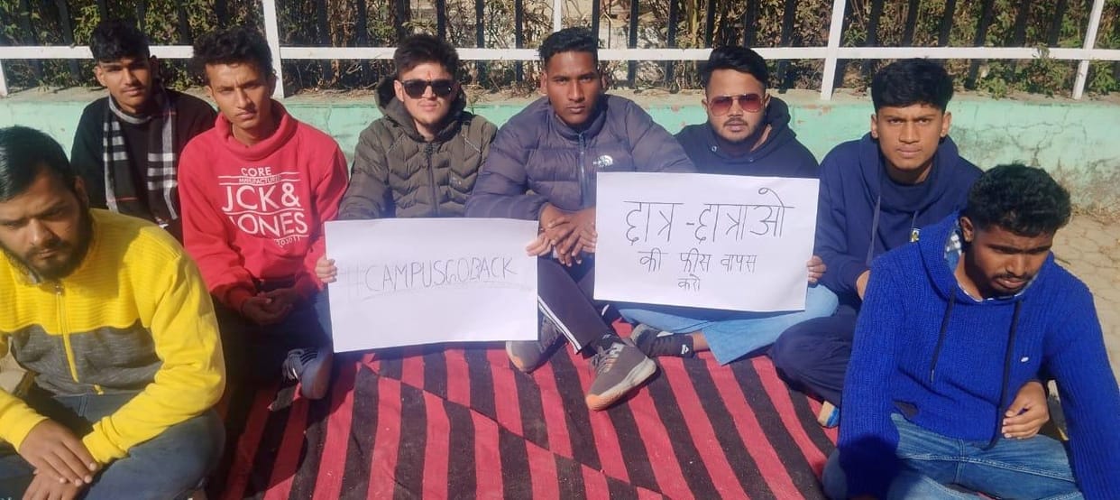 Students start protest demanding removal of Pithoragarh campus