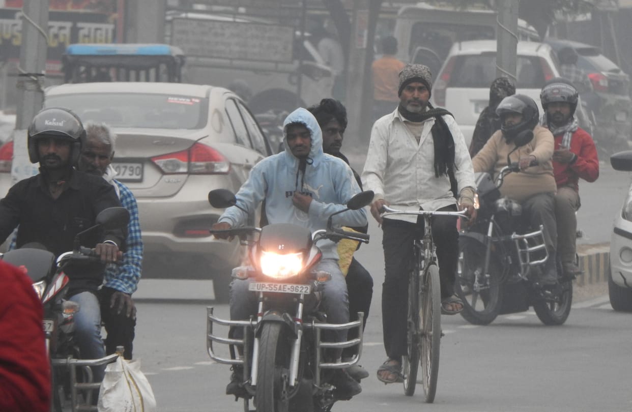 Cold and pollution has increased in Western UP and know how weather will now