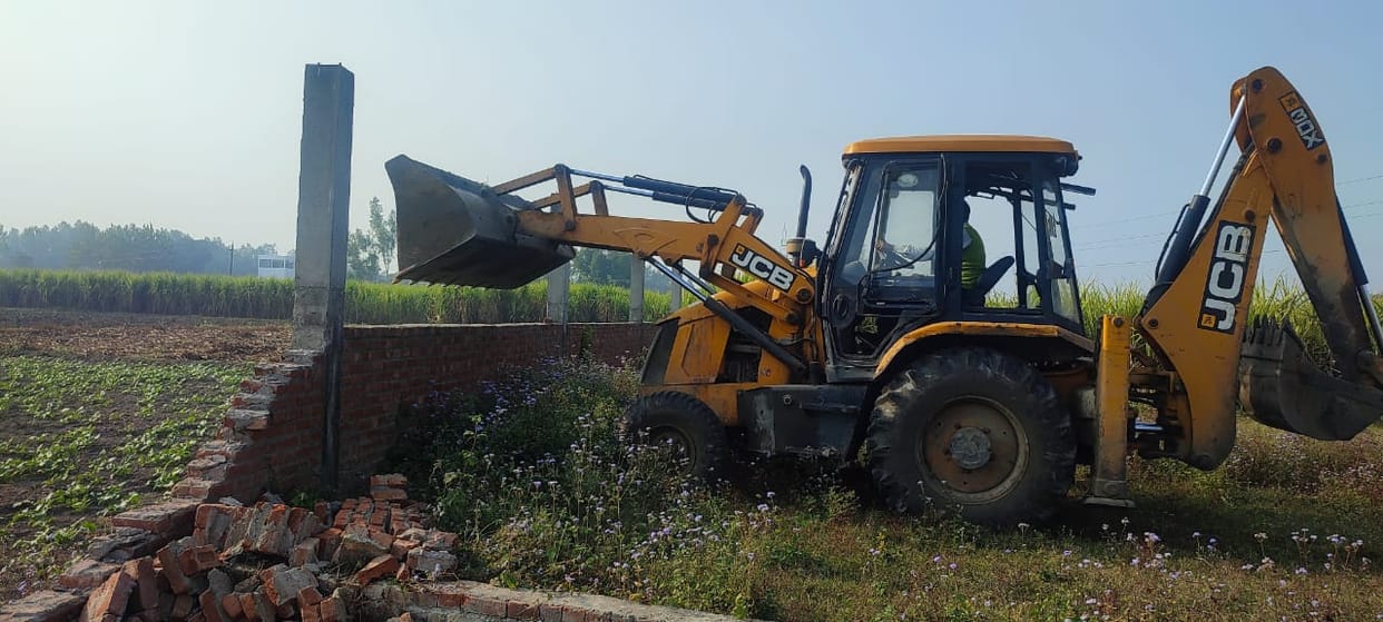 Construction demolished in seven illegal colonies
