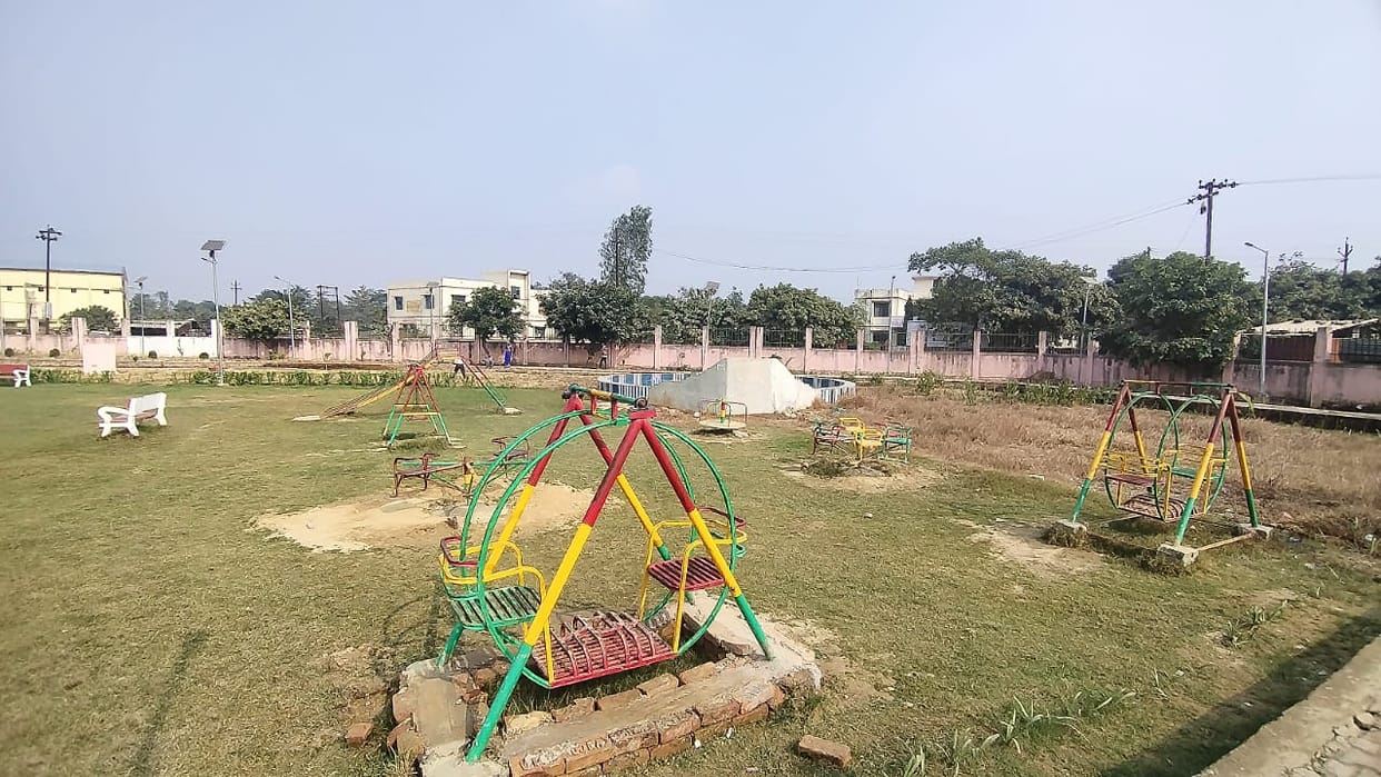 Waiting for the inauguration of the built park for two years, the city residents are not getting the benefits.