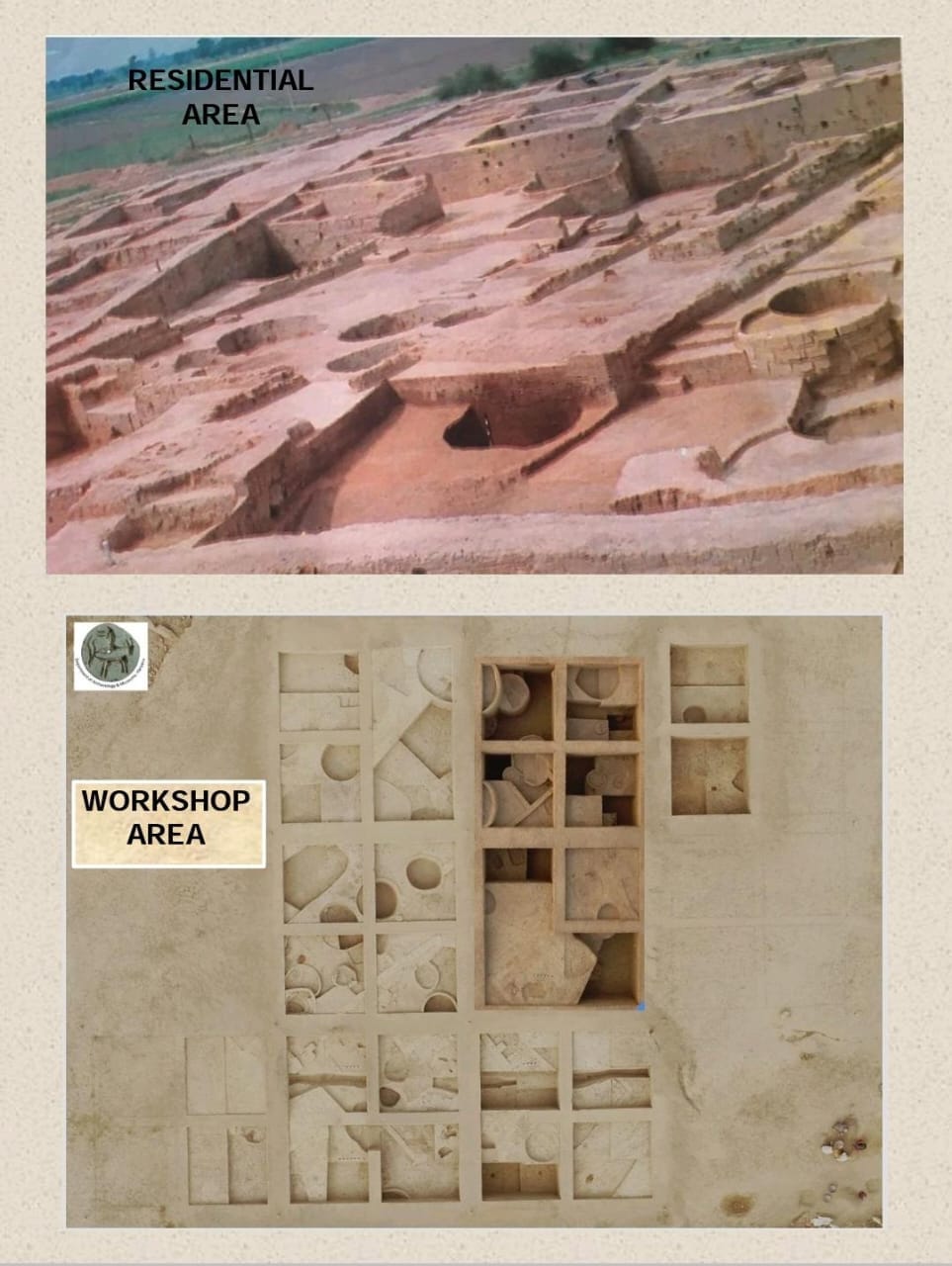 Harappan era: Round terracotta cakes were used to make rotis.