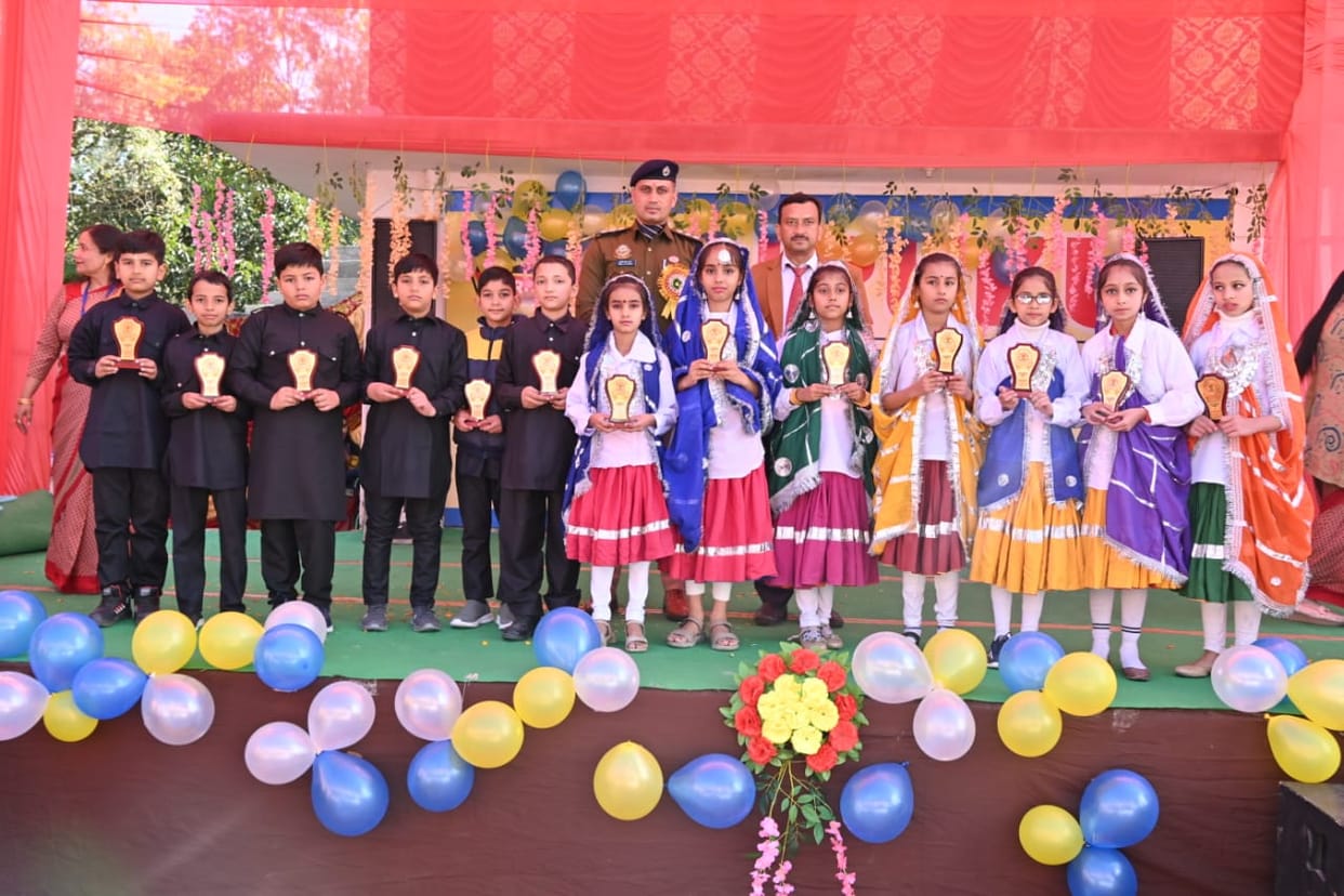 Annual function celebrated in Gurukul Public School Badu