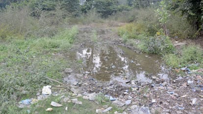 Earlier farming was done, now the jail land has become barren due to neglect.