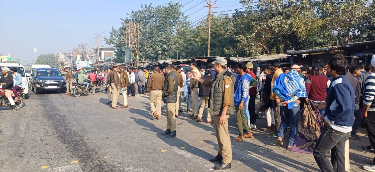 The bus stand resonated with screams, three lives are over