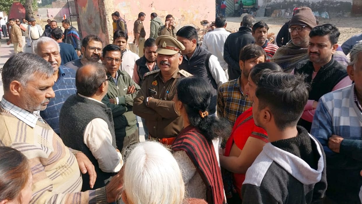 Uproar over damage to the shrine of the ancestral deity