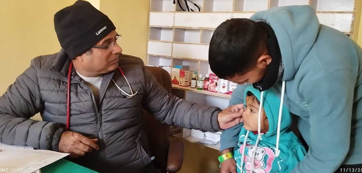 Treatment of children started in the district hospital