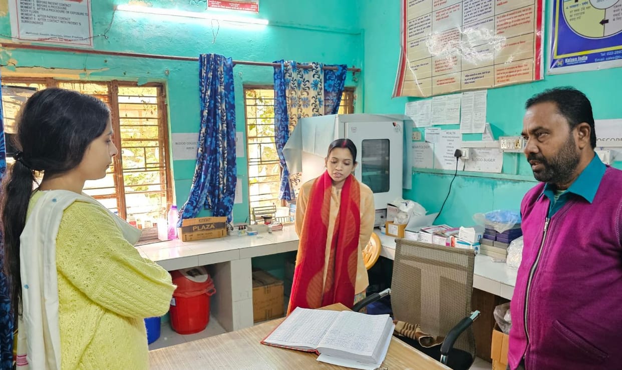 Dirt found during inspection in CHC Bhinga
