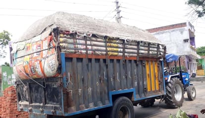 Overloaded vehicles race on a safe journey