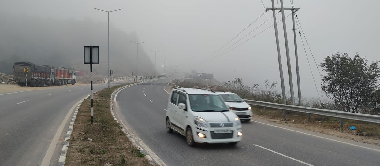 Fog increases chill in the district, increased risk of diseases