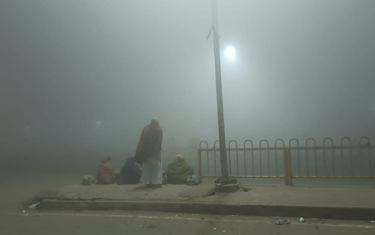 Dense fog increased the trouble, the severity of cold increased