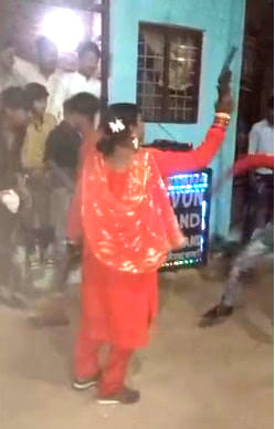 Disco on pistol, woman's video goes viral