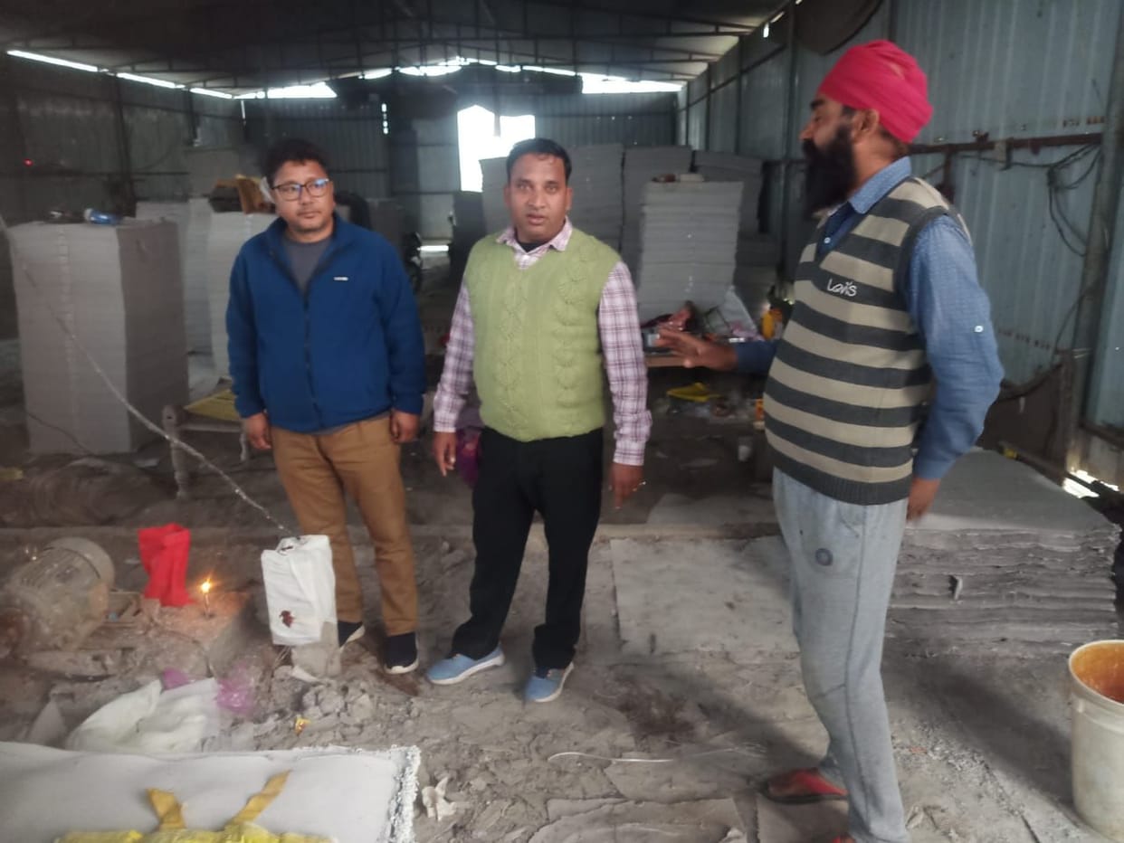 Cardboard factory sealed for not showing documents