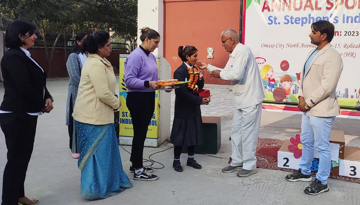 Haryana women's cricket team player Rashi Gulia welcomed