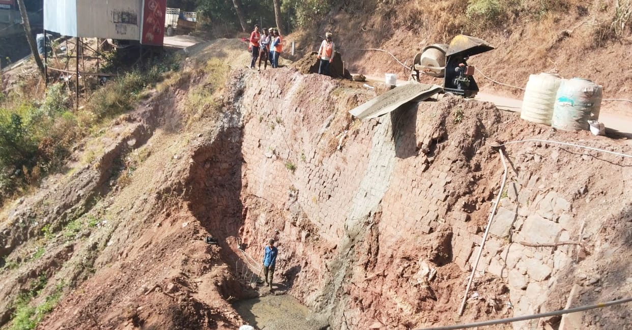 Dharampur Kasauli road will be widened and paved at a cost of five crores.