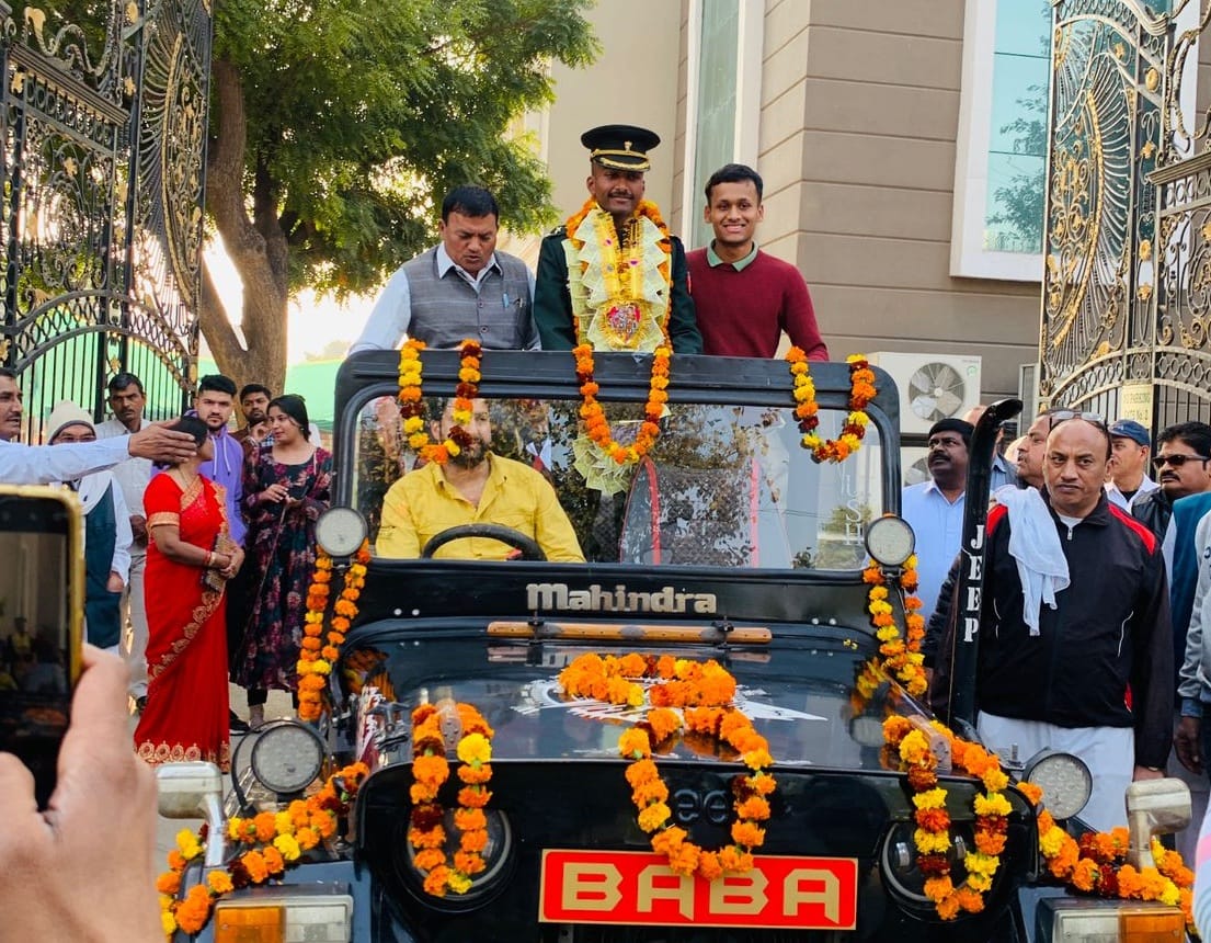Welcome of Lieutenant Ojaswi Saini