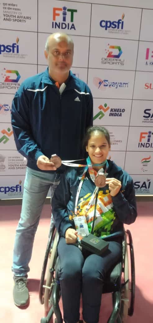 Garima won bronze medal in nationals
