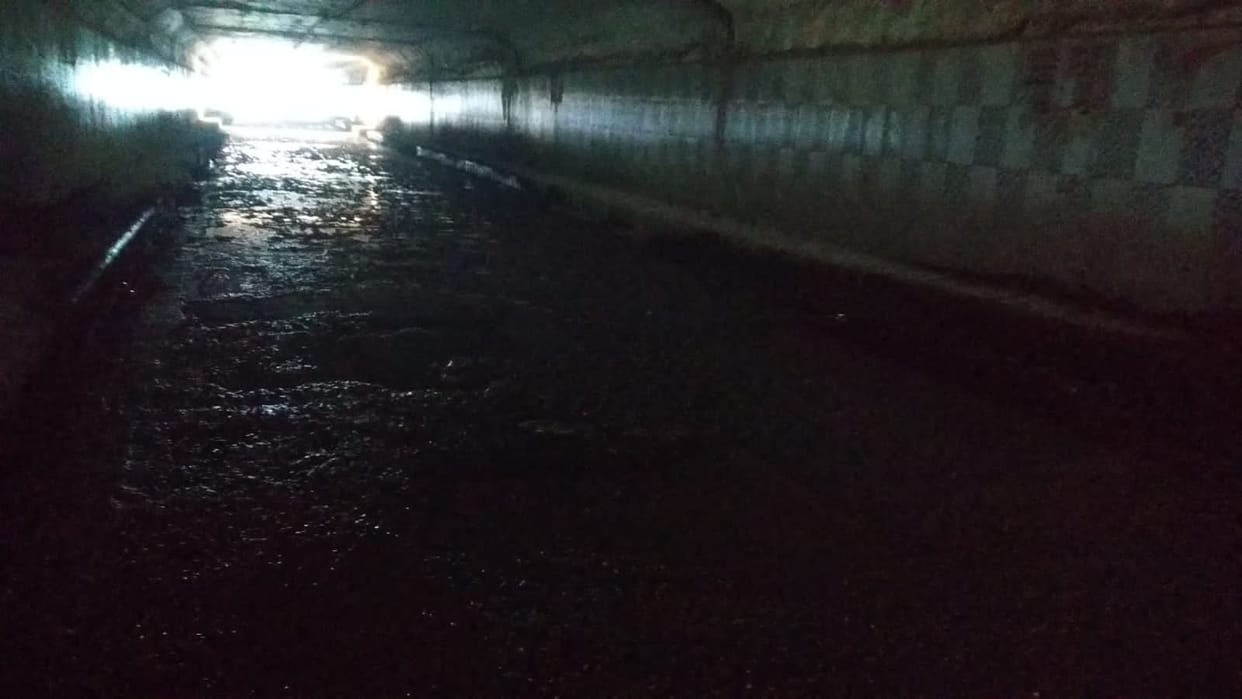 Railway underpass becomes cause of trouble