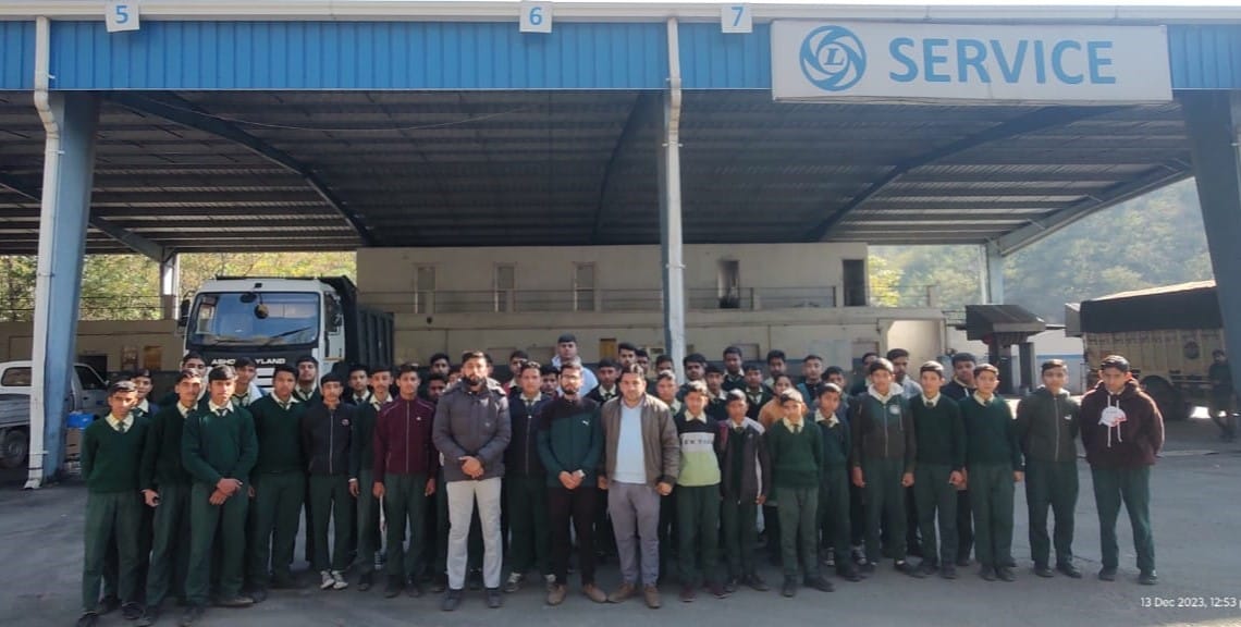 Students took training in steering repair