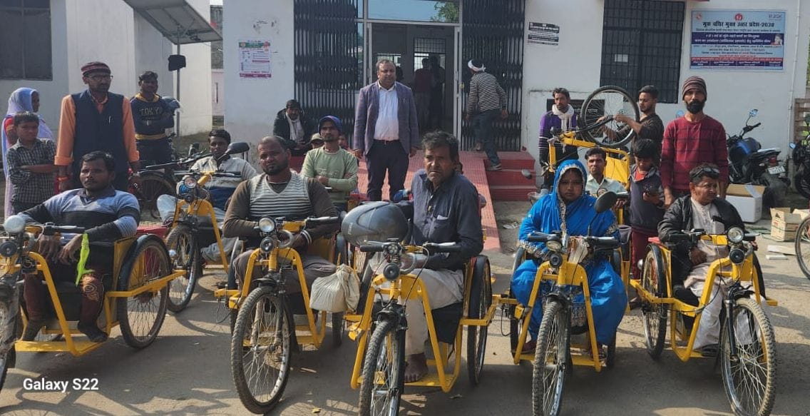 42 motorized tricycles repaired
